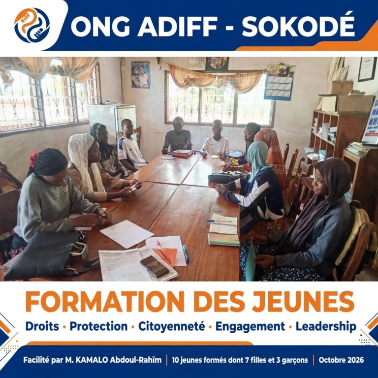 📢 L&rsquo;ONG ADIFF FORME LA RELÈVE ! ✊🏽
